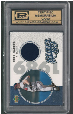 2002 UD Authentics Stars of '89 # Slgm Greg Maddux Trikot - Nm-Mt (Wie