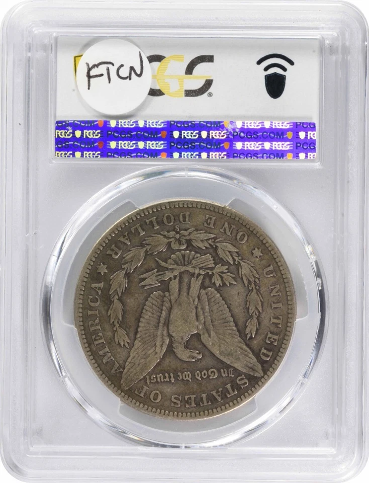 1895-S Morgan Silver Dollar F15 PCGS (CAC) - Image 2 of 4