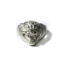 Anillo Tigre Talismán LP Pern Wat Bangpra Templo Buda Tailandés Amuleto tamaño US.10