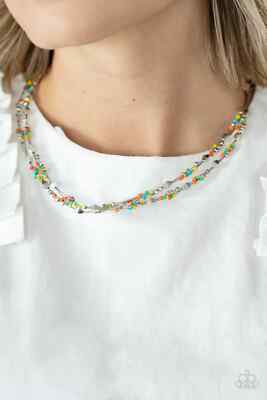 Paparazzi EXPLORE EVERY ANGLE multi necklace