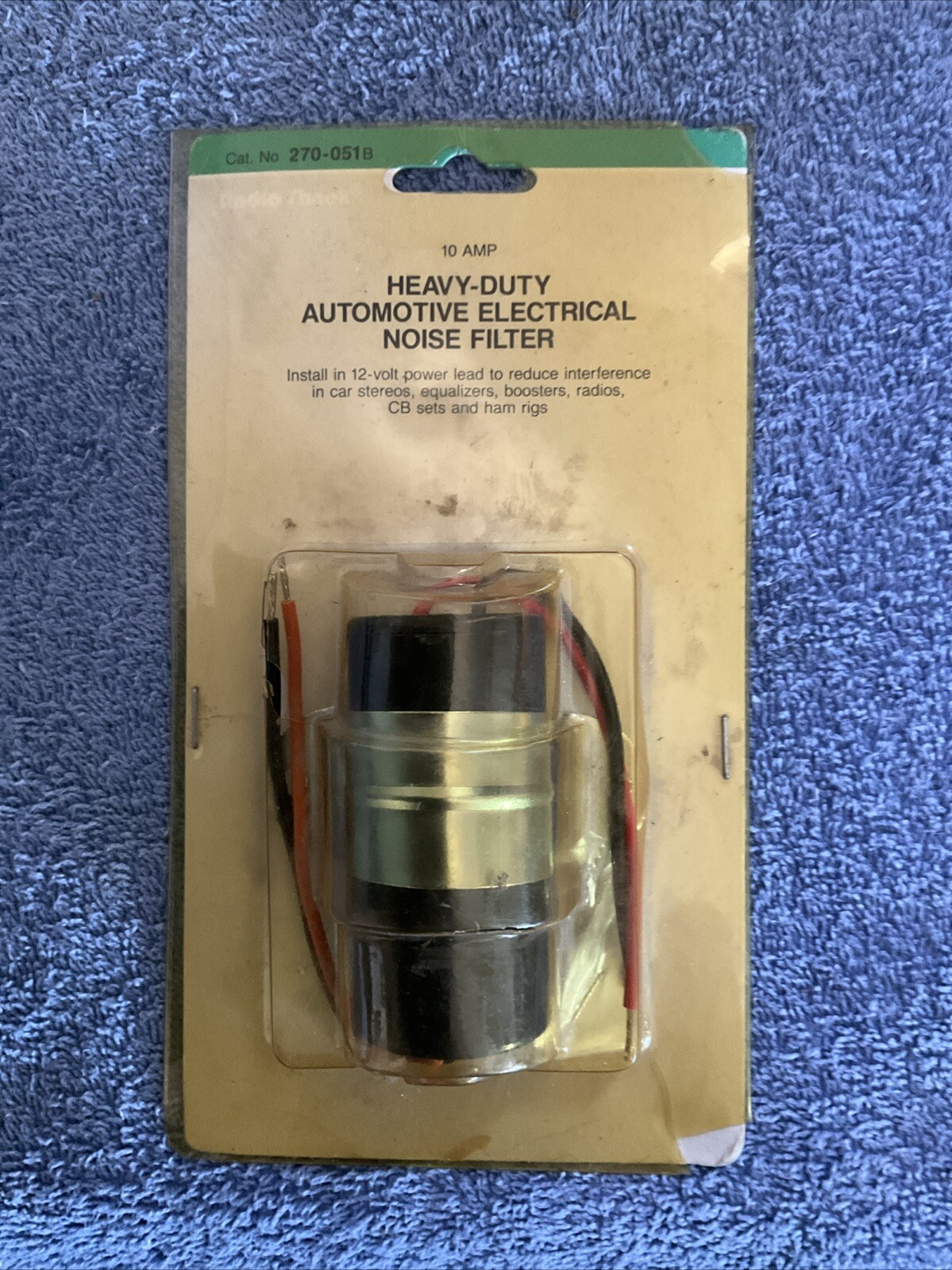Radio Shack 10 Amp Heavy-Duty Automotive Electrical Noise Filter  270-051B