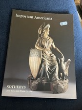 Sotheby’s NYC 20-21 June 1996 Important Americana Auction Catalogue Sothebys