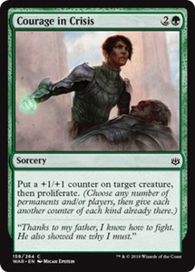 Courage in Crisis - Foil x1 - War of the Spark - NM-Mint, English - War of the S