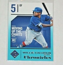 2018 Panini Chronicles Baseball Singles - Pick From Drop Menu