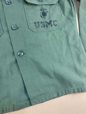 Vintage Minty Vietnam War 60s 70s USMC Field Uniform Shirt Jacket