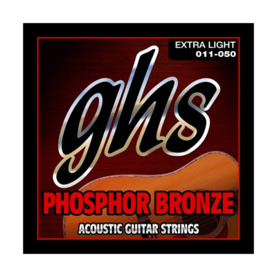 GHS Gitarrensaiten Akustik-Gitarre S315 Phosphor Bronze Extra Light