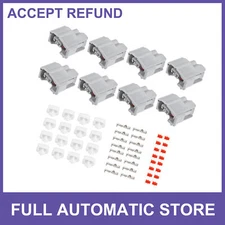 No.9098011875 Fuel Injector Connector Plug Clip Kit EIGHT Custom for Toyota