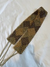 Vintage Belt Wooden Beaded Y2K Hippie Boho Tie Adjustable Ladies s/m