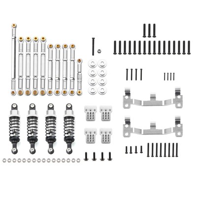 1/16 DIY Upgrade Front Axle Steering Pull Rod Kit for WPL C14 C24 C34 B14 RC
