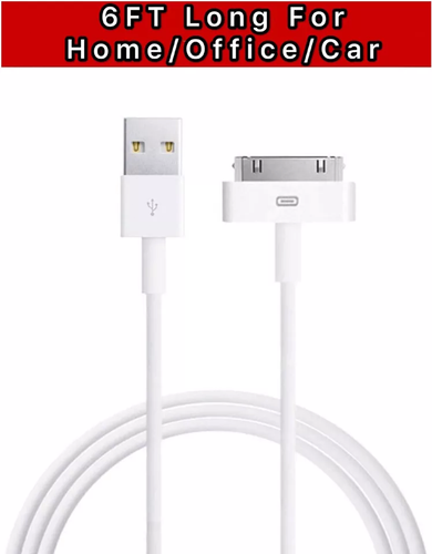 10Pack 6FT 30 pin USB Charging Data/Sync Cable Cord for iPad 1/2/3 iPod Nano 1-6 - Picture 2 of 8