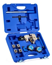 OMT Pro Brake Line Flaring Tool Kit Double Flaring 37° 45° f/ 3/16" to 3/8" Tube