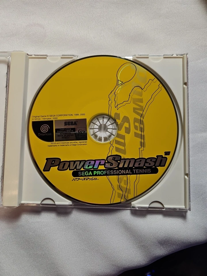 Power Smash: Sega Professional Tennis - Sega Dreamcast Japan Import - US Seller! - Image 3 of 4