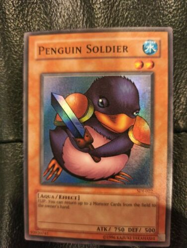 🔥🔥 Yu-gi-oh! Penguin Soldier Holo SDJ-022 PSA 9-10? M/NM Pack Fresh  KONAMI!