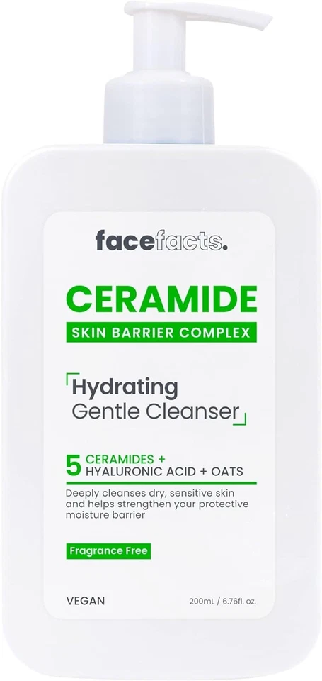 Face Facts Ceramide Hydrating Cleanser Dry & Sensitive Skin 200ml X 1