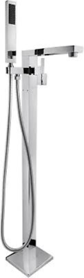 AKDY Bathroom Freestanding Multi-Function Tub Filler Faucet w/Handheld Wand