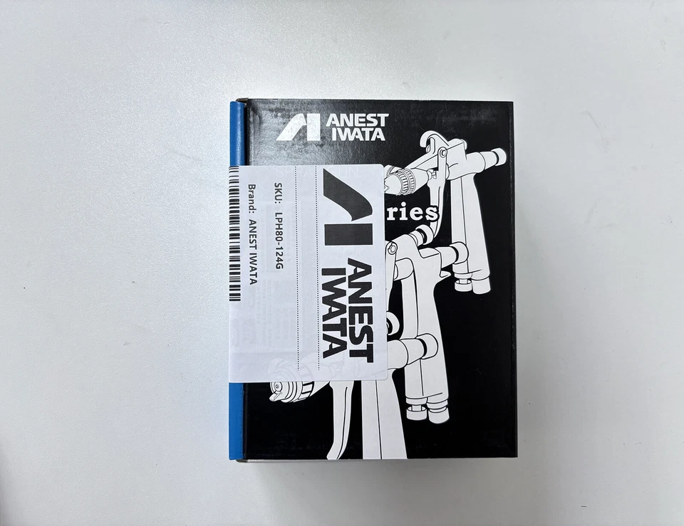 Pistola pulverizadora por gravedad Anest iwata lph-80-124g 1,2 mm E4 sin taza pistolas pulverizadoras HVLP LPH80 Foto 3 de 4