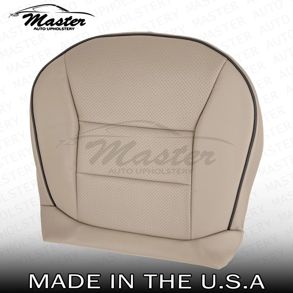 Se adapta a Land Rover Discovery 1999-2002 cubiertas de asiento delanteras inferiores Bahama beige Foto 2 de 4