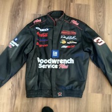 Dale Earnhardt SR Goodwrench JH Design LEATHER Jacket Coat Mens L NASCAR NWOT