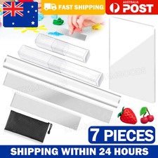 7Pcs/set Polymer Clay Craft Tools Acrylic Roller Rolling Pin Cutter Art DIY Tool