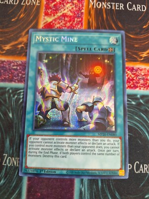 Yu-Gi-Oh! Mystic Mine MP20-EN080 Prismatic Secret Rare 1st Edition Near Mint a1/