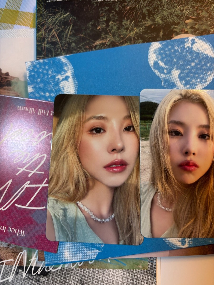 MAMAMOO WHEE IN [IN THE MOOD] Autographed Signed Album Both Ver