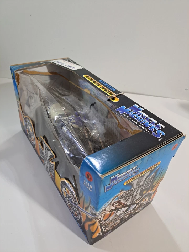 Muscle Machine 1:10 Diecast West Coast Chopper Sturgis Special Motorcycle w/box - Image 3 of 4