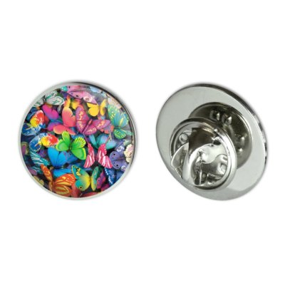 Butterfly Butterflies Rainbow Magic Metal Lapel Hat Pin Tie Tack  Pinback