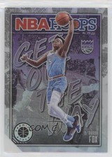 2019-20 Panini NBA Hoops Premium Stock Get Out the Way Holo De'Aaron Fox #13 9o3