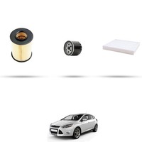 Hoffcar Wartungsset - 3 Filter FüR Ford Focus III 1.5 Ecoboost 110Kw Ab 2014
