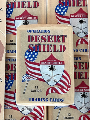 1991 PACIFIC OPERATION DESERT SHIELD   PACK 12 Cards GEORGE BUSH IMPORT OVP 