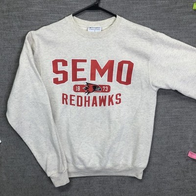 SEMO Redhawks Sweatshirt Mens Small Gray NCAA College Champion Crewneck