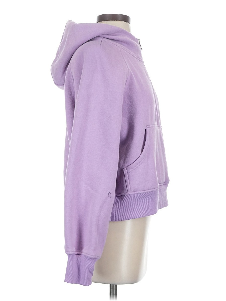 Automet Women Purple Pullover Hoodie S View 3