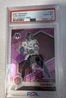 2021 Mosaic Super Bowl MVPs Tom Brady #285 No Huddle Pink /20 Prizm PSA 10