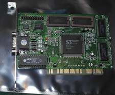 Trio64V+ PCI VGA video Graphics Card 86C765 2 MB VRAM working