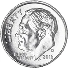 2016 D Roosevelt Dime From Mint Set