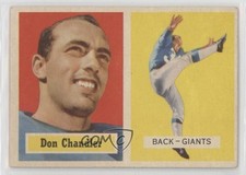 1957 Topps Don Chandler #23 16ez