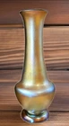 Beautiful Tiffany Signed "Nash" Iridescent  Tall Vase
