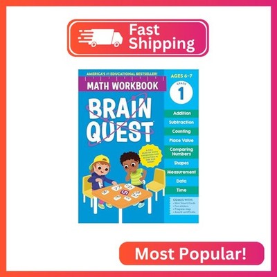 Brain Quest Math Workbook: 1st Grade