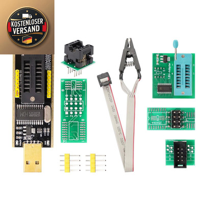 USB BIOS Programmer CH341A SOP8 Clip 1.8V Adapter EEPROM 25CXX