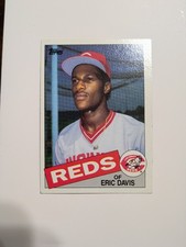 1985 TOPPS Baseball Card #627 Eric Davis Rookie Cincinnati Reds NM. rookie card picture