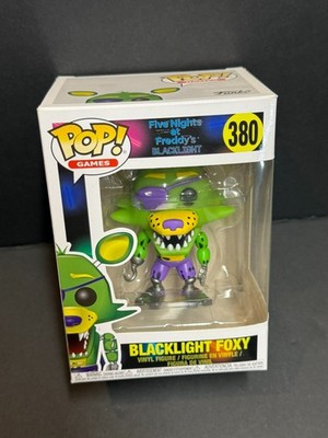 Funko Pop Games FNAF Blacklight Foxy 380 GameStop Five Nights Freddy's Vinyl NEW