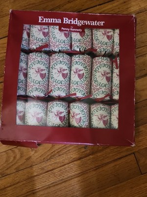 EMMA BRIDGEWATER Luxury Christmas Crackers Set Of 6 BRITISH TRADITION POPPERS 