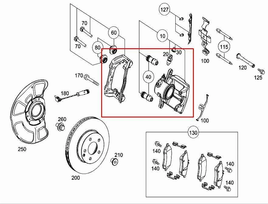 2010-16 Mercedes-Benz E350 Sport 4MATIC Front Left Brake Disc Caliper 2044213781 - Image 2 of 4