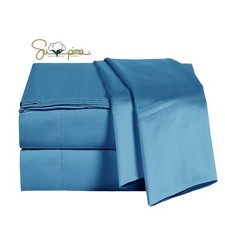 Elinen 100 Supima Cotton Sheets 600 Thread Countbed Sheet Set King Sheets 4
