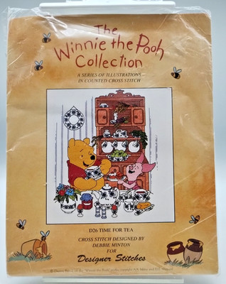 Kreuzstich Set Disney Winnie Pooh Time For Tea D26 Handarbeit Schnittmuster