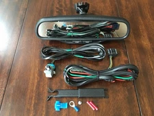 Gentex 261 Auto-Dim Mirror Kit w/ Compass, Temp, Sensor, Wire Harness & Cover v2
