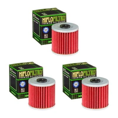 Hiflofiltro Filtre à Huile x3 Compatible KAWASAKI KLX650 KLX650R 1993-2001 - Photo 1/4
