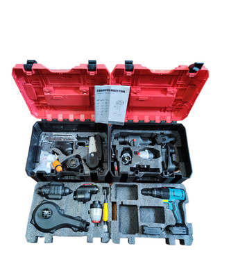 Akku-Elektroschrauber Multi-Head Power Brushless Motor Werkzeug Combo Set