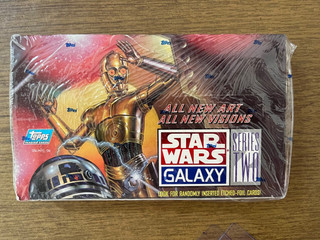 1994 Topps Star Wars Galaxy complete sealed series 2 wax box