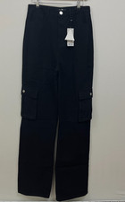 Boohoo tall high waisted straight fit cargo jeans